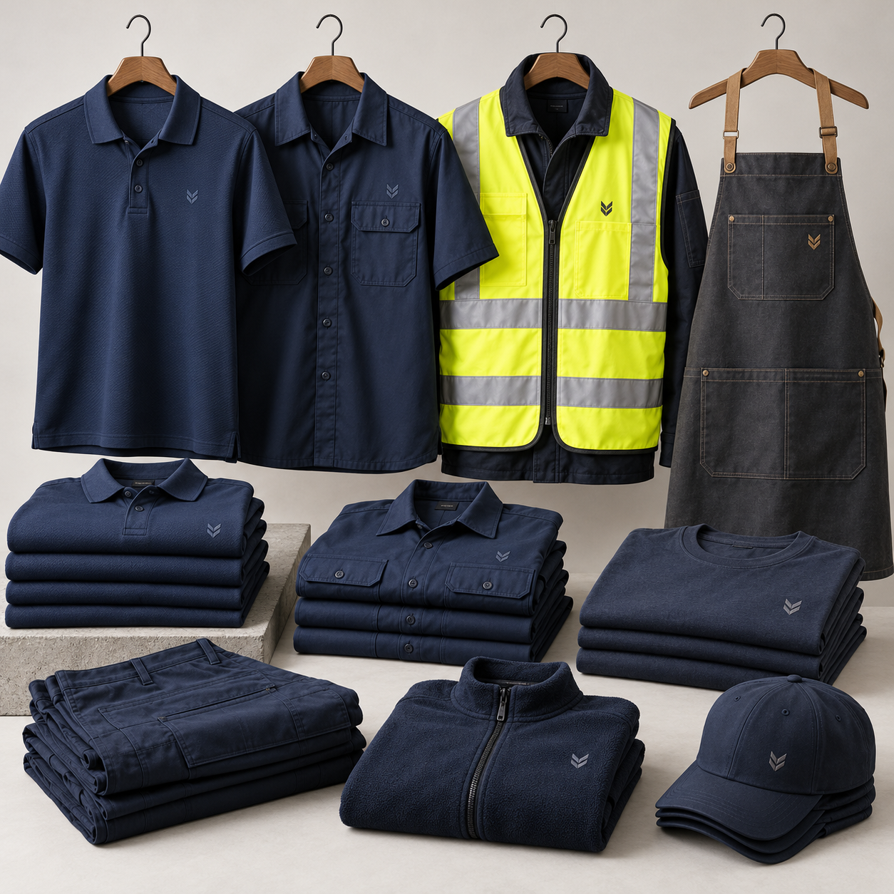 Custom uniforms, hi-vis workwear and aprons